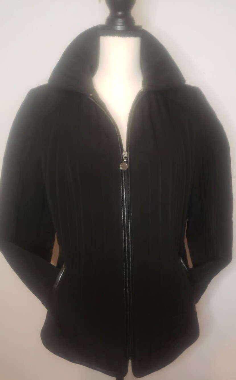 Esprit jacket sz M black quilted